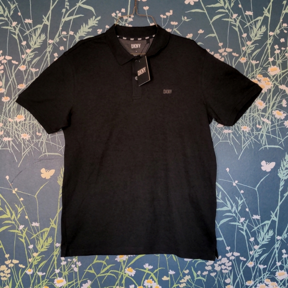 NWT Black DKNY Polo Shirts